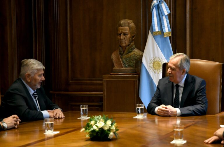 Suárez  recibió al presidente de la Comisión Arbitral del Convenio Multilateral de Impuestos